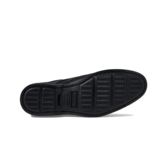 MARC JOSEPH NEW YORK Mens Black Derby Wellington Cap Leather Shoes 10.5