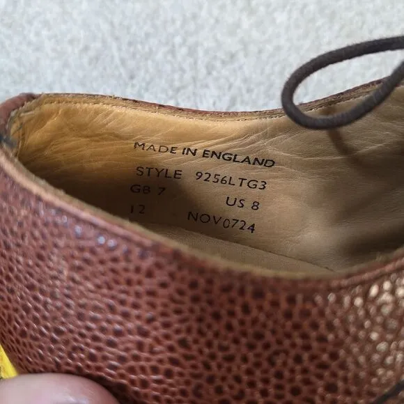 Mark McNairy New Amsterdam By Sanders England Saddle Shoe Size‎ 8