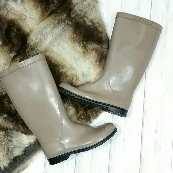 Marni Rubber Rain Boots Size 37