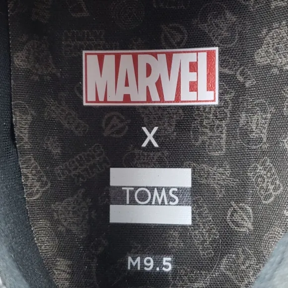 Marvel X Toms Limited Edition Printed Logos Shoes