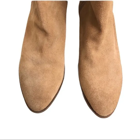 Matt Bernson Frieze Boots Tan Suede Rubber Wedge Boots 10