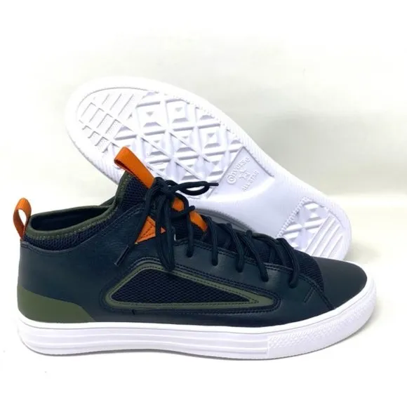 💖MEGA SALE💖Converse Chuck Taylor AS  Ultra OX Black Leather Shoes Men 171407C