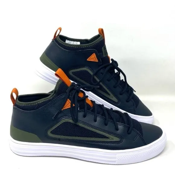 💖MEGA SALE💖Converse Chuck Taylor AS  Ultra OX Black Leather Shoes Men 171407C