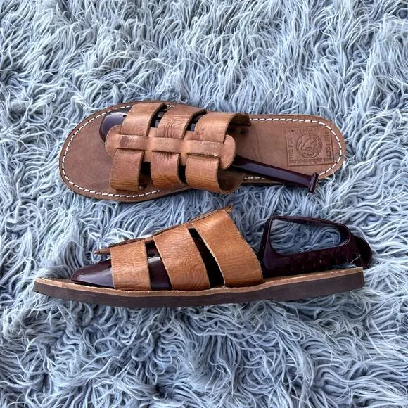 Melissinos Art The Poet Caesar Hand Made Leather Sandals Athens Greece Handmade