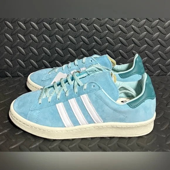 Mens‎ Adidas Athletic Casual Shoes Light Blue Size 8.5