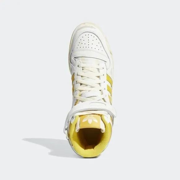 MEN'S Adidas Originals Forum 84 High Worn Yellow Shoes Size 7 GZ6468