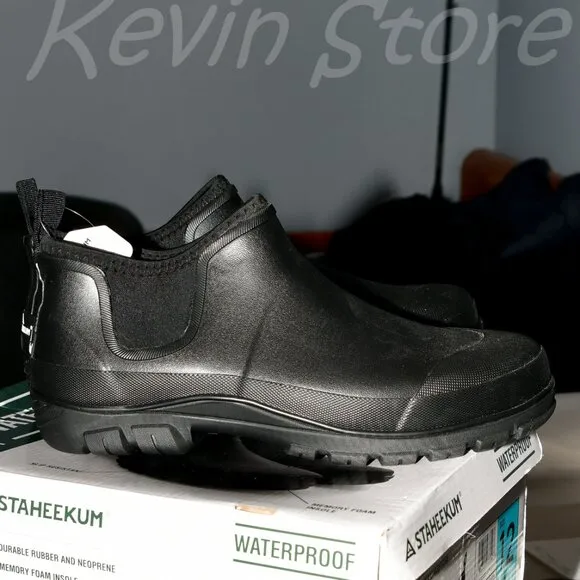 Men's Ankle Rain Boots,Staheekum