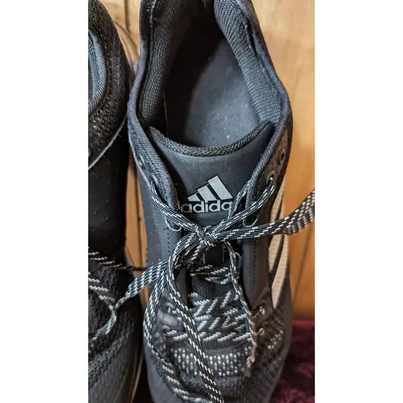 MEN'S BLACK ADIDAS SPG 753001 TRAINING SNEAKERS RUNNING SHOES SZ 13 1/2