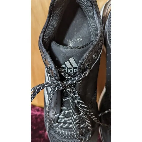 MEN'S BLACK ADIDAS SPG 753001 TRAINING SNEAKERS RUNNING SHOES SZ 13 1/2