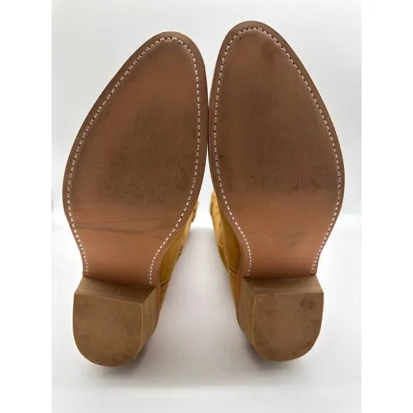 Men’s Brown Laredo Cowboy Boots. 68216 8 E W. Jacksonville. Tan suede.