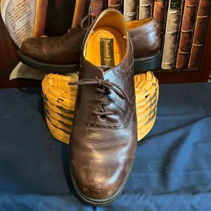 Mens Brown Leather Timberland Dress Shoes Size 11.5