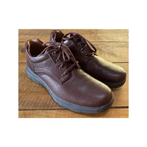 Mens Clarks Un Brawley Lace Oxford Shoes Brown Mahogany Leather 12M