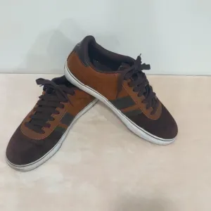 Men's DVS Milan 2CT Brown Skateboard Shoes Size 10 Medium EUC