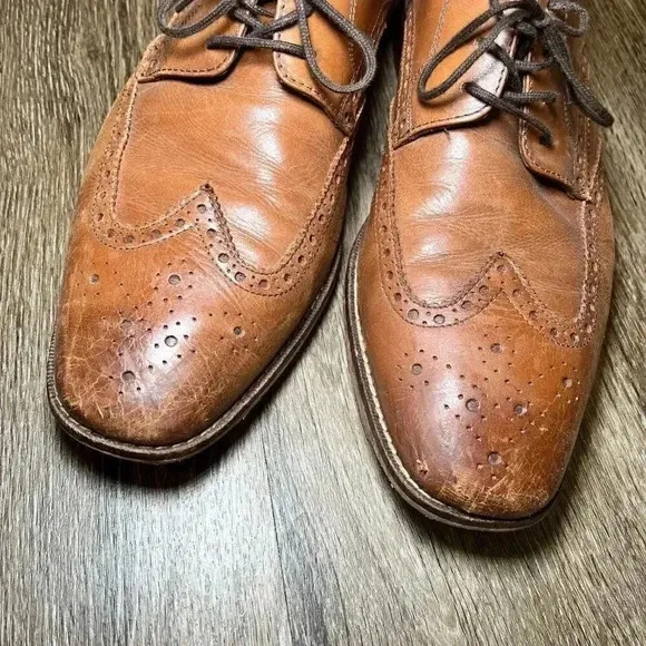 Mens Florsheim Brown Oxford Dress Shoes - 9.5