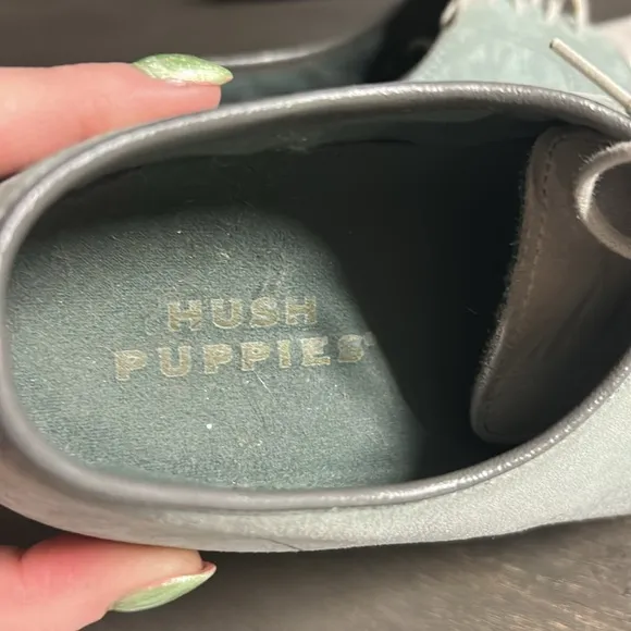 Men's Green &amp; Cream Suede Shoes