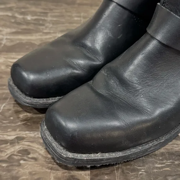 Men’s Harley Davidson Black Leather Harness Moto Boots