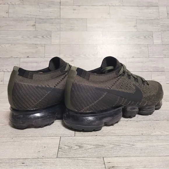 Men's Nike Air Vapormax Cargo Khaki &amp; Black Athletic Sneakers Shoes Size 9.5