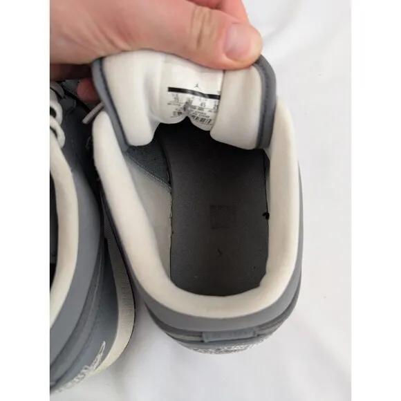 Men's Size 11 Nike Air Jordan 1 Low ‘Cool Gray’ 2014 553558