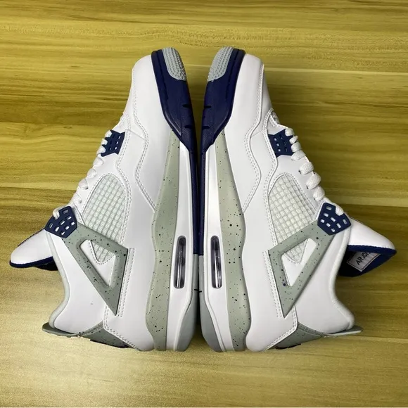 Men’s Sneakers -Air Jordan 4 “Midnight Navy” -Athletic Casual Shoes-Size 11