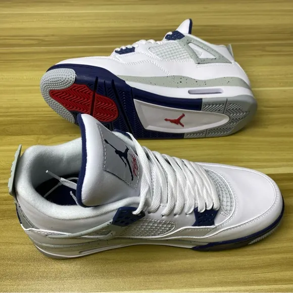 Men’s Sneakers -Air Jordan 4 “Midnight Navy” -Athletic Casual Shoes-Size 11