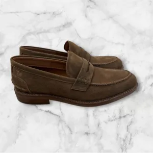Men’s Steve Madden Piere  Tabacco Suede Dress Loafers, size 11.5