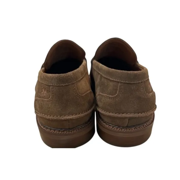 Men’s Steve Madden Piere  Tabacco Suede Dress Loafers, size 11.5