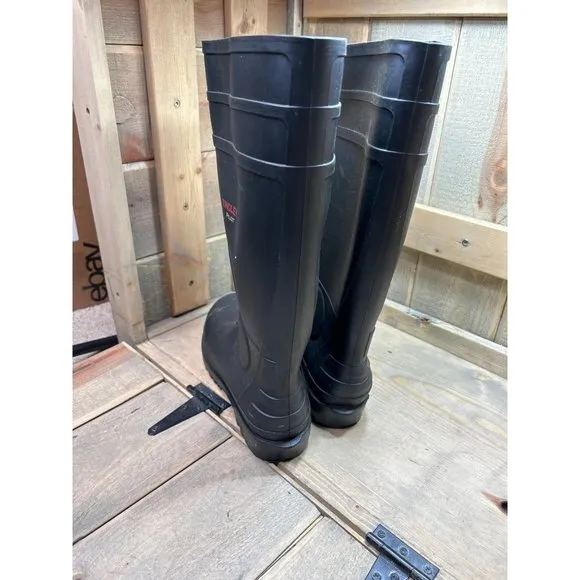 Mens TINGLEY Pilot Rubber Work Rain Boots US 8 Waterproof