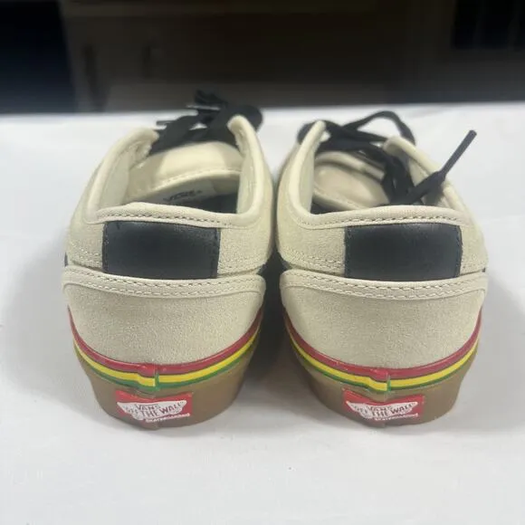 Men’s Vans Chukka Low Sidestripe Rasta Turtledove Suede/Canvas Skate Shoe Sz 6.5