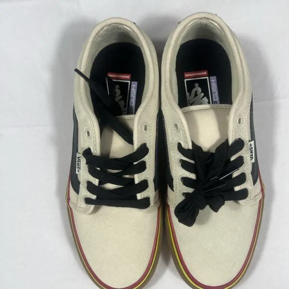 Men’s Vans Chukka Low Sidestripe Rasta Turtledove Suede/Canvas Skate Shoe Sz 6.5