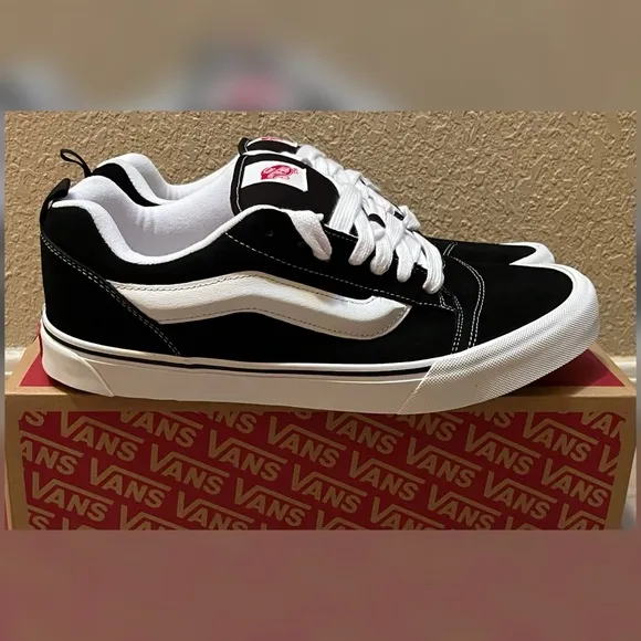Men’s Vans Knu Skool Suede Black Color Shoes Size 13