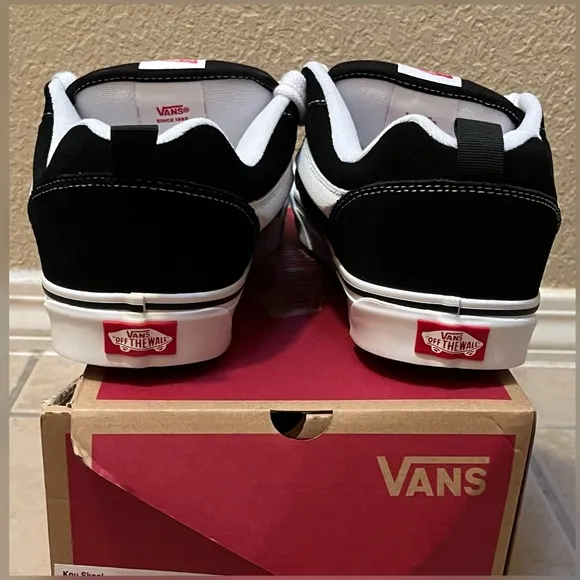 Men’s Vans Knu Skool Suede Black Color Shoes Size 13