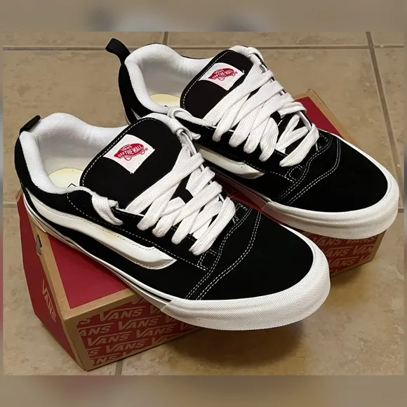 Men’s Vans Knu Skool Suede Black Color Shoes Size 13