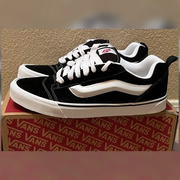 Men’s Vans Knu Skool Suede Black Color Shoes Size 13
