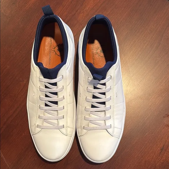 Men's White Leather Sneakers