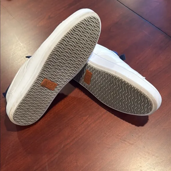 Men's White Leather Sneakers