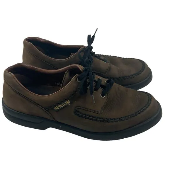 Mephisto Berkeley Dark Brown Leather Air Bag System Men's Shoes Size 10.5