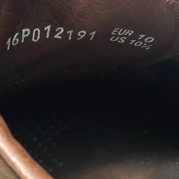 Mephisto Berkeley Dark Brown Leather Air Bag System Men's Shoes Size 10.5