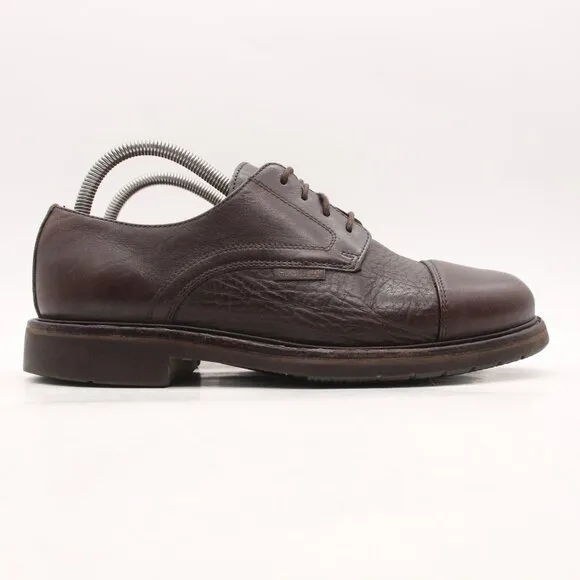 Mephisto Melchior Men's Size 7 Air Relax Derby Dress Shoes Brown Leather Cap Toe