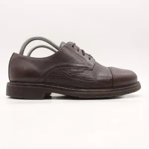 Mephisto Melchior Men's Size 7 Air Relax Derby Dress Shoes Brown Leather Cap Toe