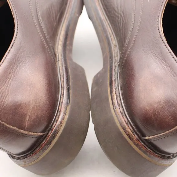 Mephisto Melchior Men's Size 7 Air Relax Derby Dress Shoes Brown Leather Cap Toe