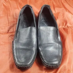 MEPHISTO MENS EDLEF BLACK LEATHER‎ DRIVING LOAFER CASUAL SHOE SIZE 13 EUC