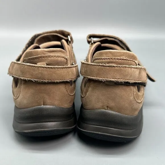 Mephisto Runoff Air-Jet System Women's 9.5 Brown Leather Mary Jane Flats Casual