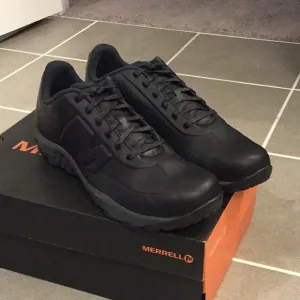 Merrell Sprint Lace LTR AC  shoes sneakers black leather J91691 Men’s Size 11.5