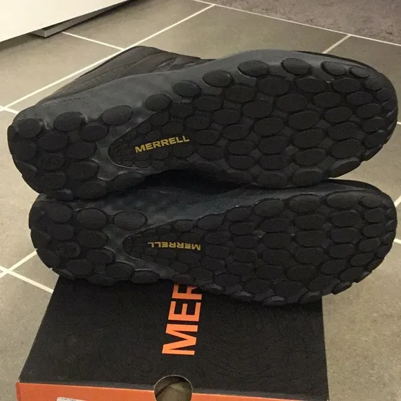 Merrell Sprint Lace LTR AC  shoes sneakers black leather J91691 Men’s Size 11.5
