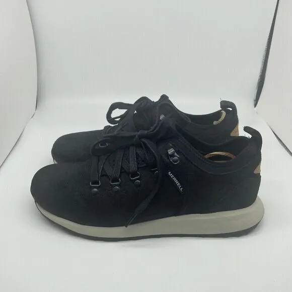 Merrell Ashford Classic Mens‎ Black Suede Shoes J21067 Size 9