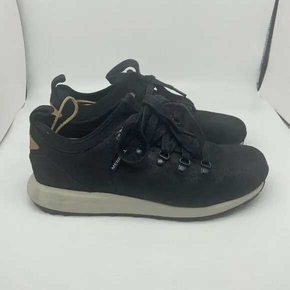 Merrell Ashford Classic Mens‎ Black Suede Shoes J21067 Size 9