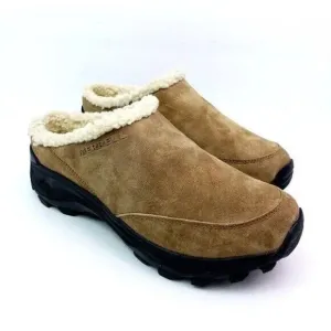 Merrill Soft Camel Slides Slip Ons Shoes 8