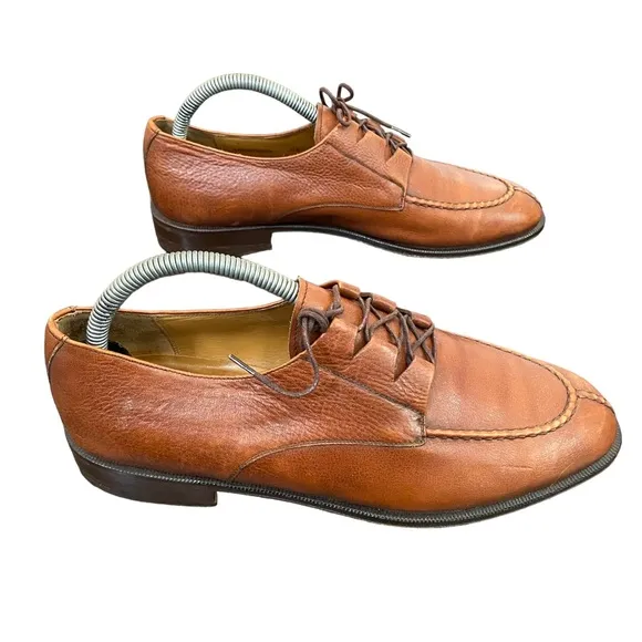 Mezlan Mens Made In Spain Brown Upper Leather Dress Shoes Size 8.5