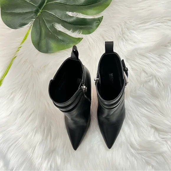 Michael Kors Amal Leather Ankle Bottle Black ✨brand new ✨No box