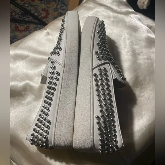 Michael Kors Collection Studded White Slip-Ons Size 7.5